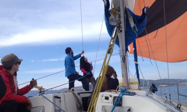 clase de vela naranja